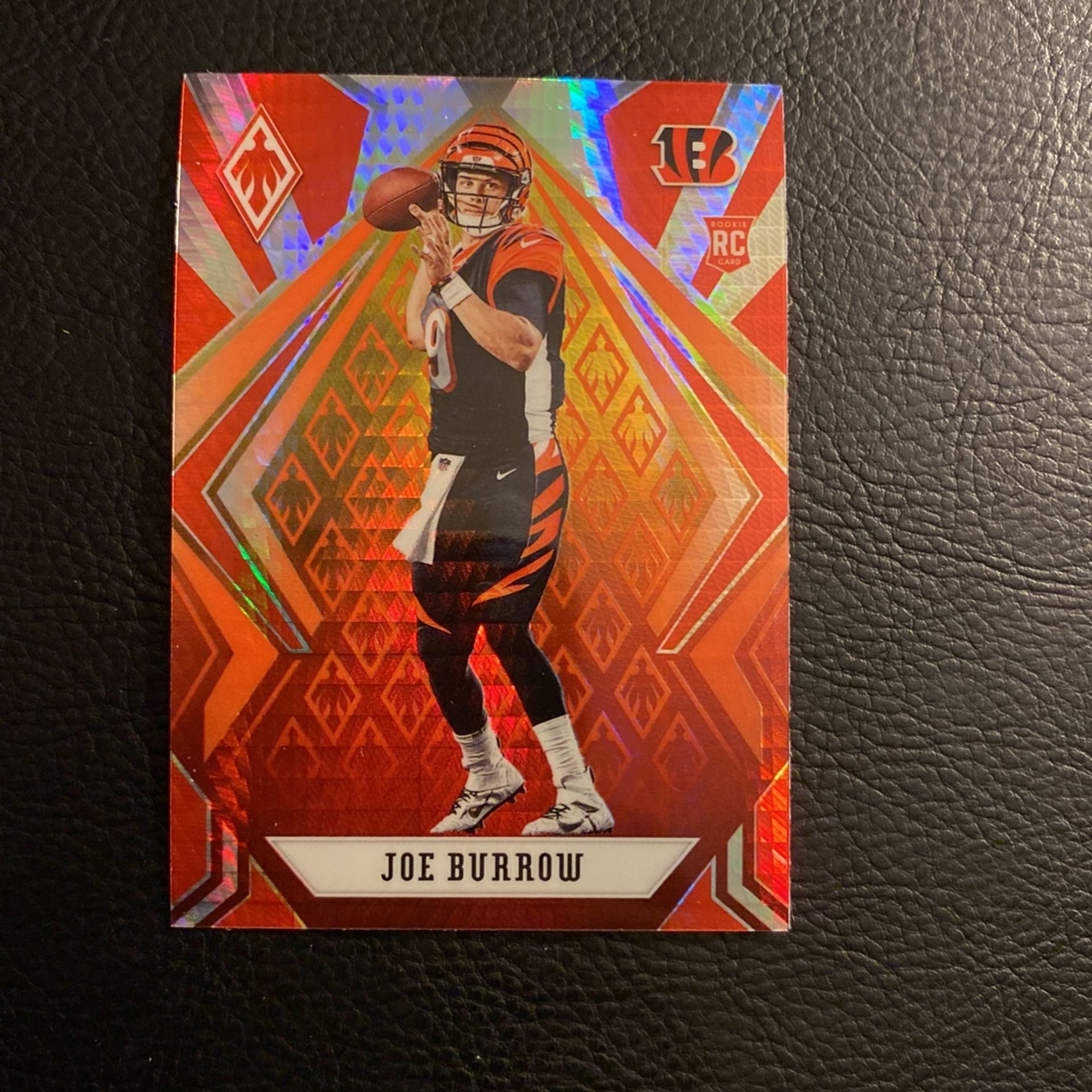 Joe Burrow Phoenix Sun Burst Rookie Card
