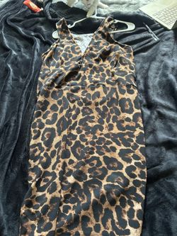Leopard print dress