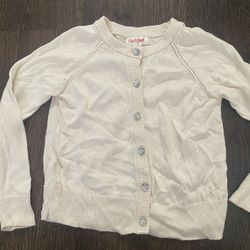 Girls Biege Crème Cardigan Sweater Size 4t By Cat & Jack #12