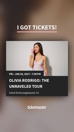 Olivia Rodrigo tour