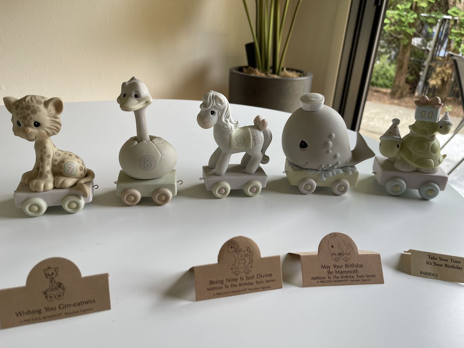 Enesco Precious Moments Birthday Train