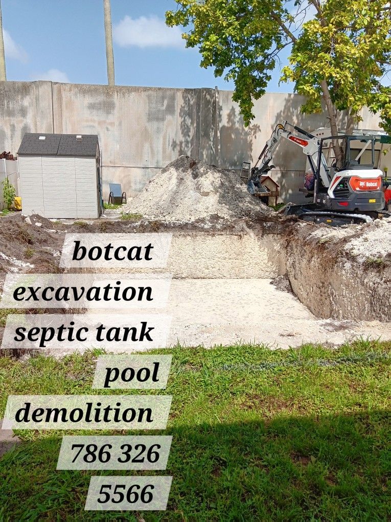 Bobcat Excavation Demolition