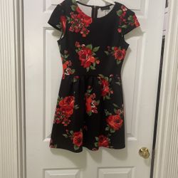 Girls Floral Occasion Dress