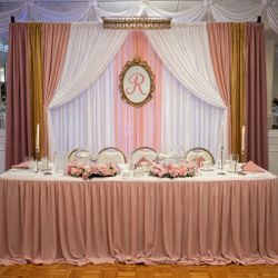 Main Table Decor Wedding Quinceañera 