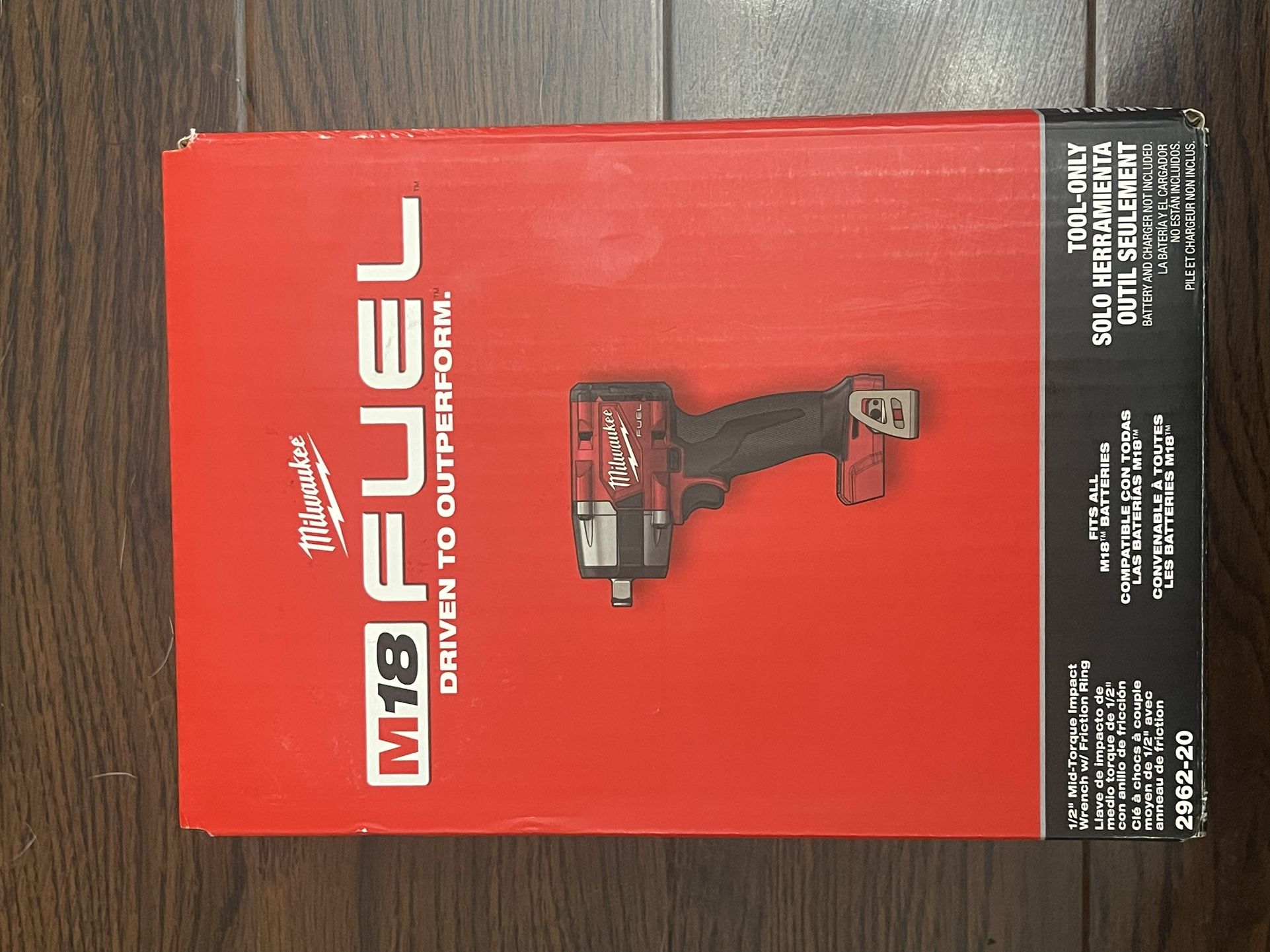 Milwaukee M18 FUEL Gen-2 18V Lithium-Ion Brushless Cordless Mid Torque 1/2 in. Impact Wrench w/Friction Ring (Tool-Only)