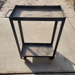rolling metal cart
