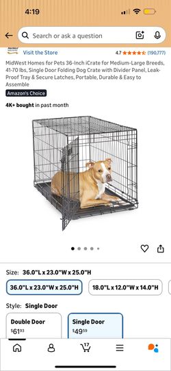 Dog crate
