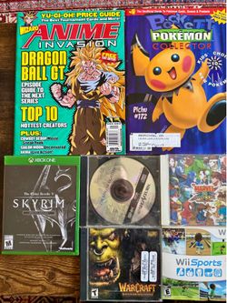 Vintage Card and Video game collectibles!
