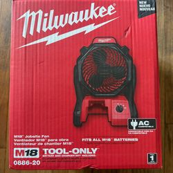 Milwaukee M18 Jobsite Fan