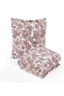 HILLFAIR 100 % Cotton Muslin Bed Blankets- California King 102"x108"-Sand Reversible Multi Layered Oversized California King Size Bed Blankets, Soft A