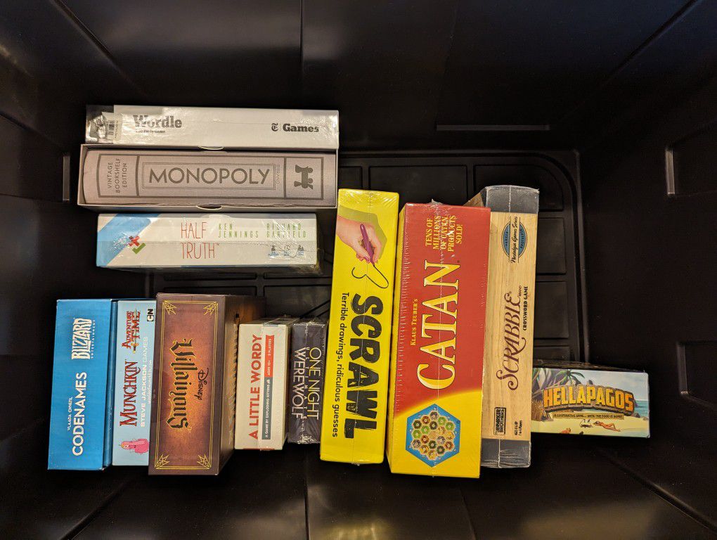 Board Games (Mostly Sealed) Including RARE Games 
