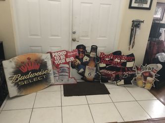 Tin signs 15$ each