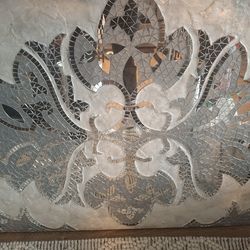 Silver & White Mosaic