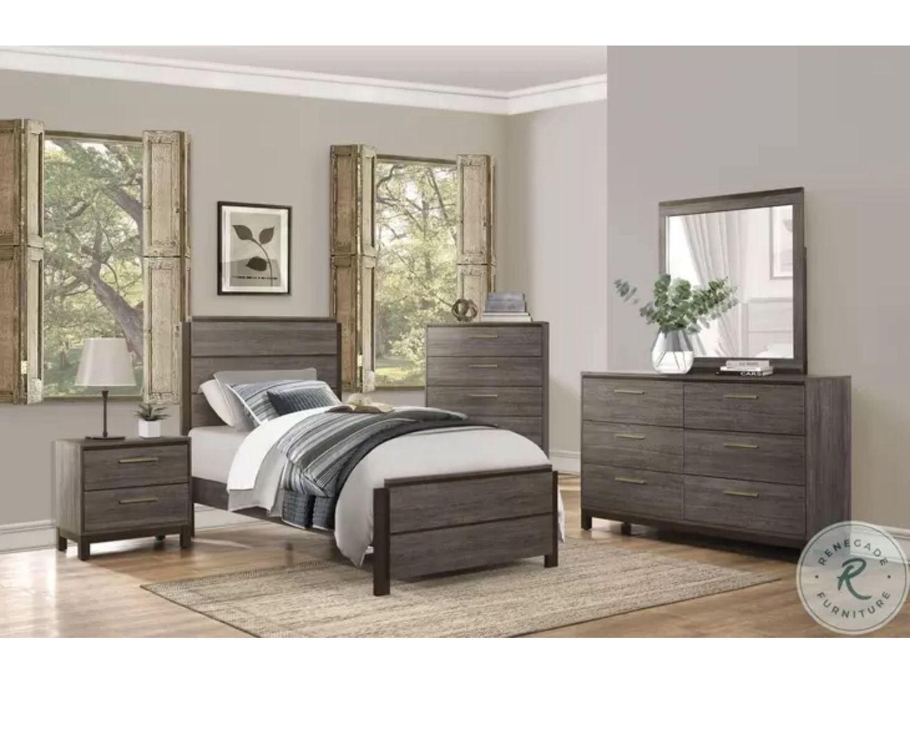 Dresser, 2 Nightstands and Mirror GREAT Condition