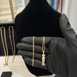 14k Gold San Judas Chain