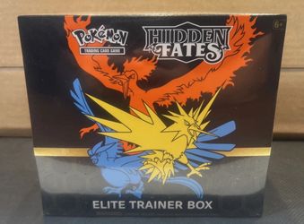 Pokemon TCG Hidden Fates Elite Trainer Box (ETB) New Factory Sealed