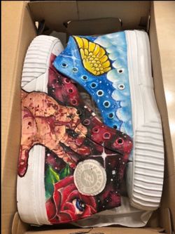 Custom Sneakers Men's Size 7/Women's 8 1/2
