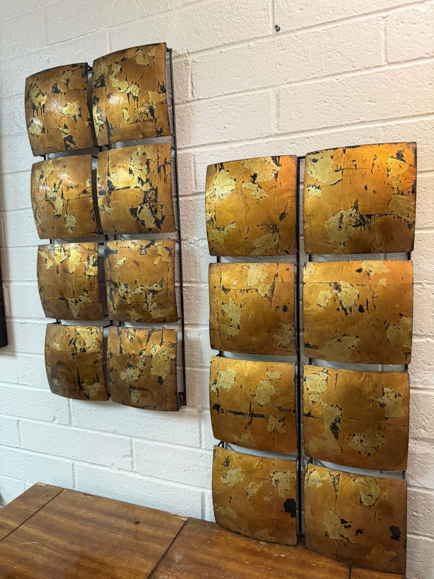 Each Panel 33 X 16 Wall Decor Art Metal