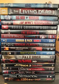 Horror DVD Lot