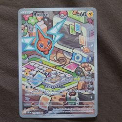 Pokémon TCG Rotom 197/182 Destined Rivals Full Art Holo Card