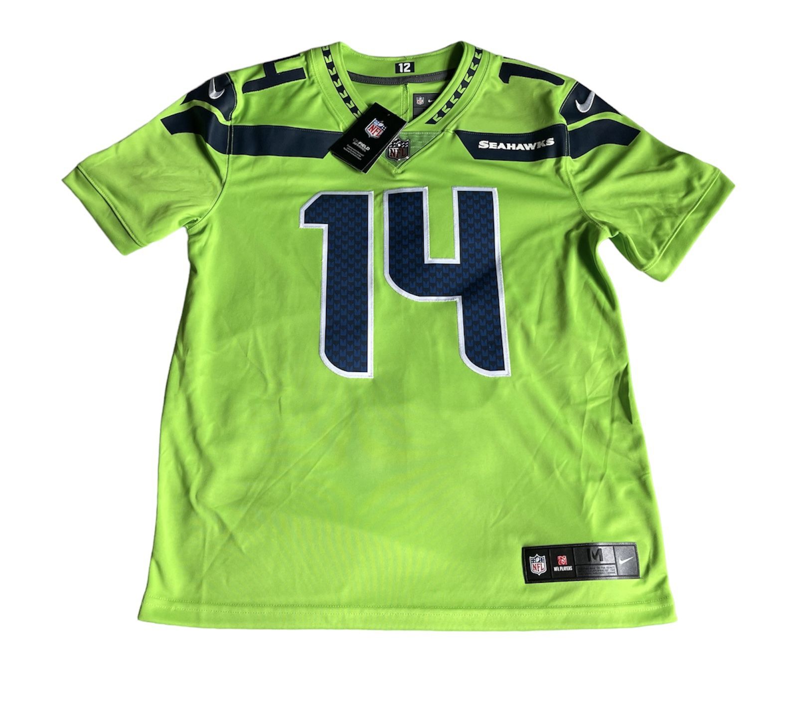 New Nike DK Metcalf Seattle Seahawks NFL Green Limited