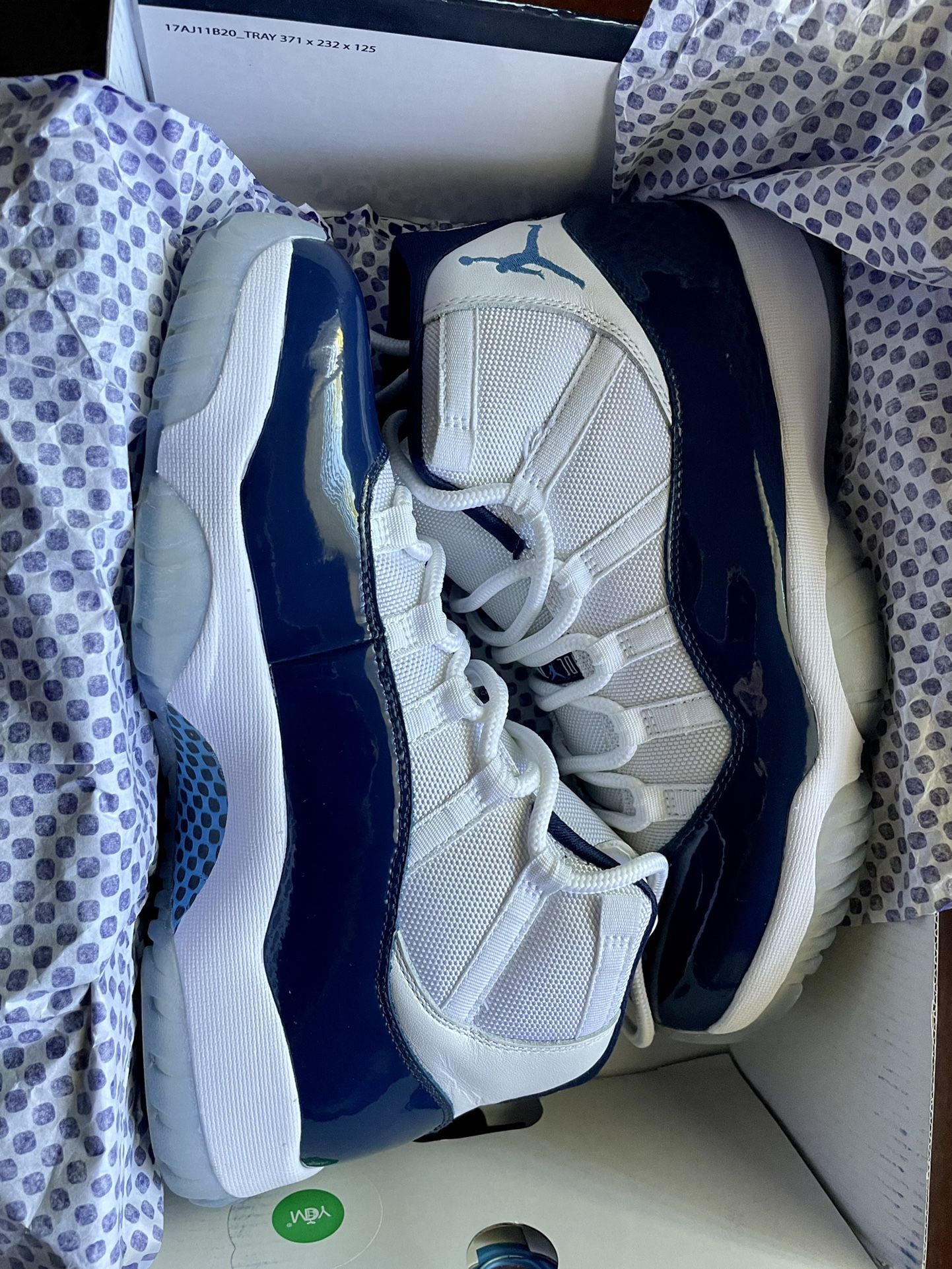 University Blue Jordan Xi Midnight Navy Air Jordan XI Retro