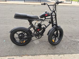 Motorized bicycle ,  Gasoline’s motor, custom make