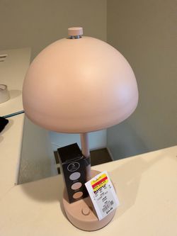 Pink Mushroom Table Lamp with 3 Light Settings