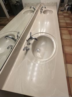 NEED GONE Bathroom Countertop Only  L96”
