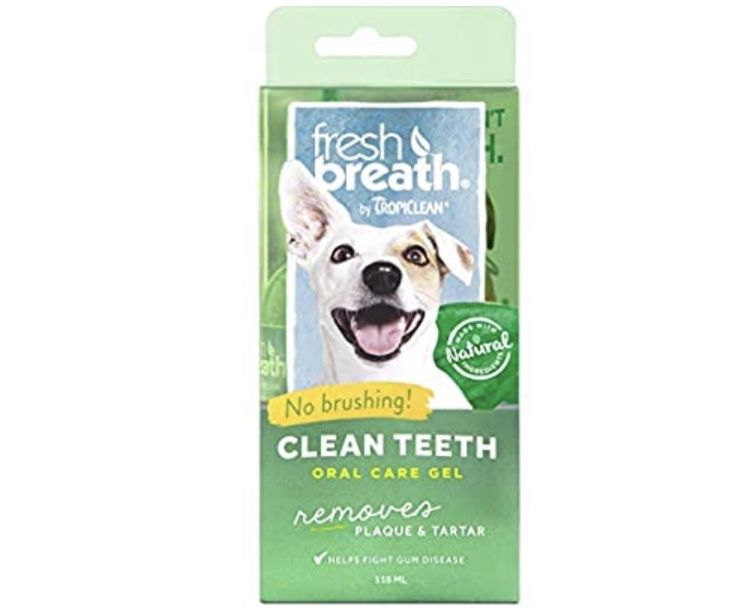 Clean teeth fresh breath no brushing