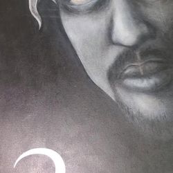 Tupac Signed Painted Canvas 