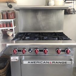 American Range 6 Burner 