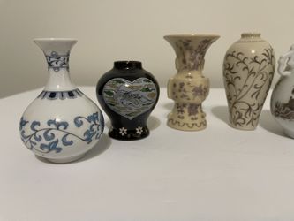 Lot Of Mini Porcelain Vases By FP 