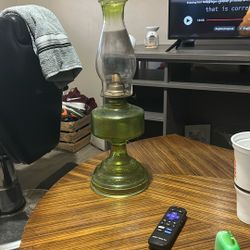 Antique Kerosene Oil Lamp Indian Queen 