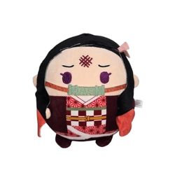 Demon Slayer Nezuko Kamado Fuwakororin Plush 8" Round Stuffed Doll Stuffed Toy
