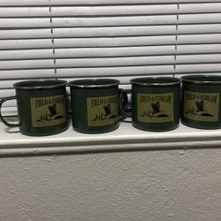 4 field & stream coffee cups