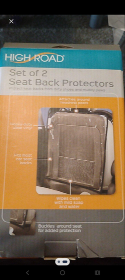 Set of two, seat protectors