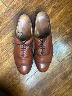 Allen Edmonds Brown Cap Toe Oxford Dress Shoes