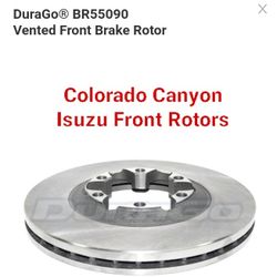 (2) Chevy Colorado GMC Canyon Isuzu i-290 i-350 i-370 front rotors