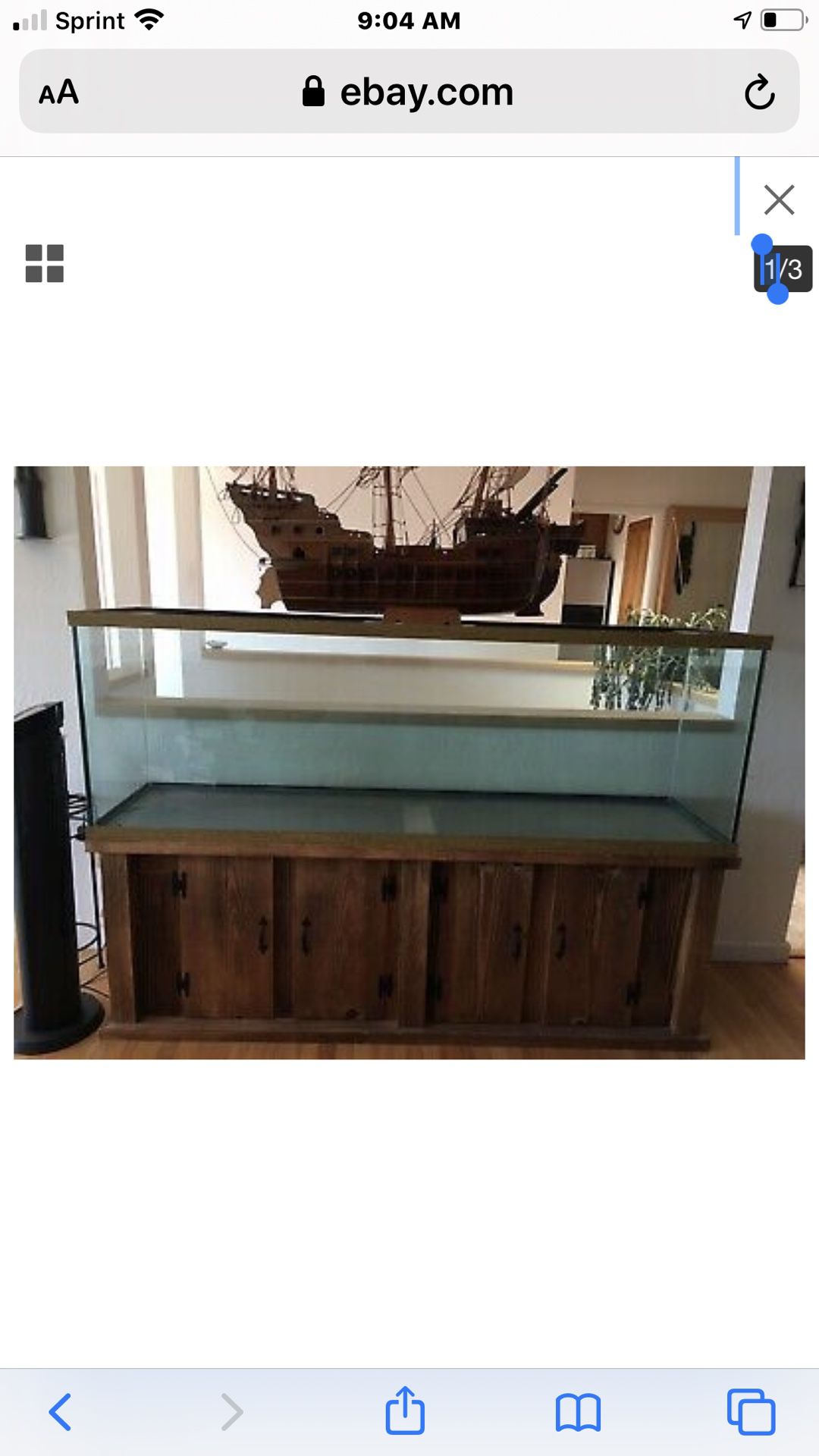Free 180 Gallon Fish Tank in Frederick MD. Picture is similar to the tank I have. Stand not included. Good condition. Will need to clean.