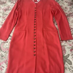 Women's dress with long sleeves.