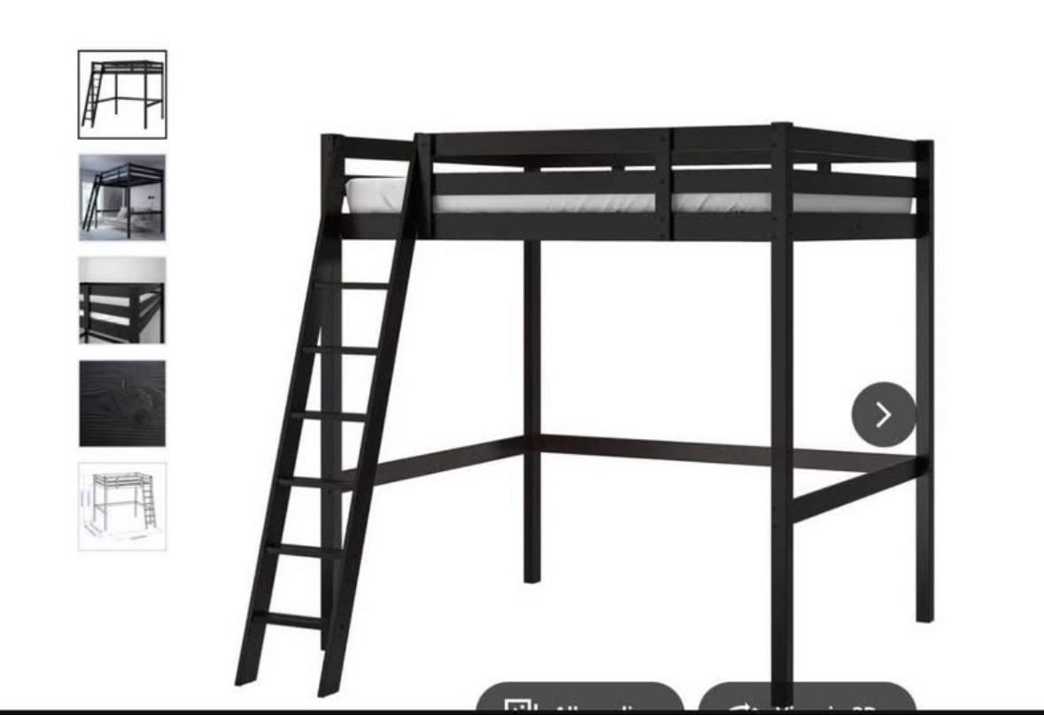 IKEA Stora Full Loft Bed Frame