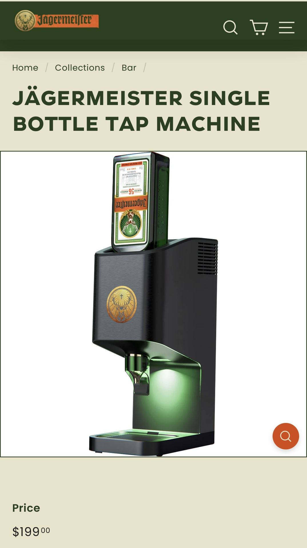 Jagermeister Single Tap 