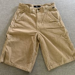 Vans Beige Corduroy Shorts