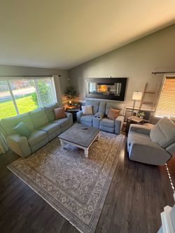 Ashley, power recliner living room set