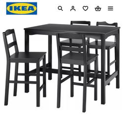 Bar Height Table And Chairs From IKEA 