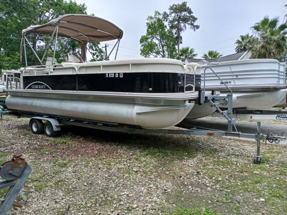 2007 StarCraft 24ft pontoon for Sale in Montgomery, TX - OfferUp