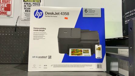 HP DeskJet 4358 All-in-One Printer $70