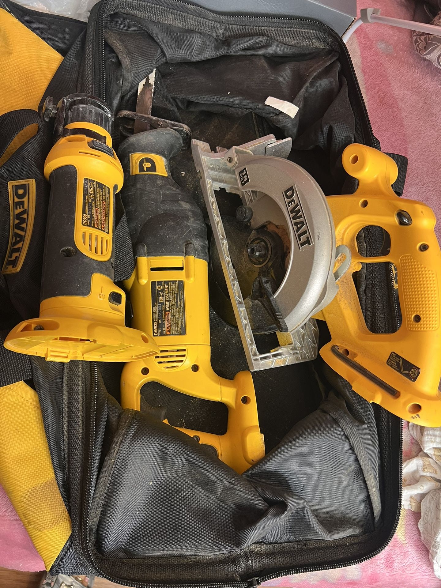 Dewalt Tools With Bag