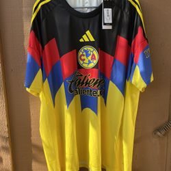 🔥🔥ADIDAS CLUB AMERICA SOCCER JERSEY SIZE 3XL!! BRAND NEW 🔥🔥🥵